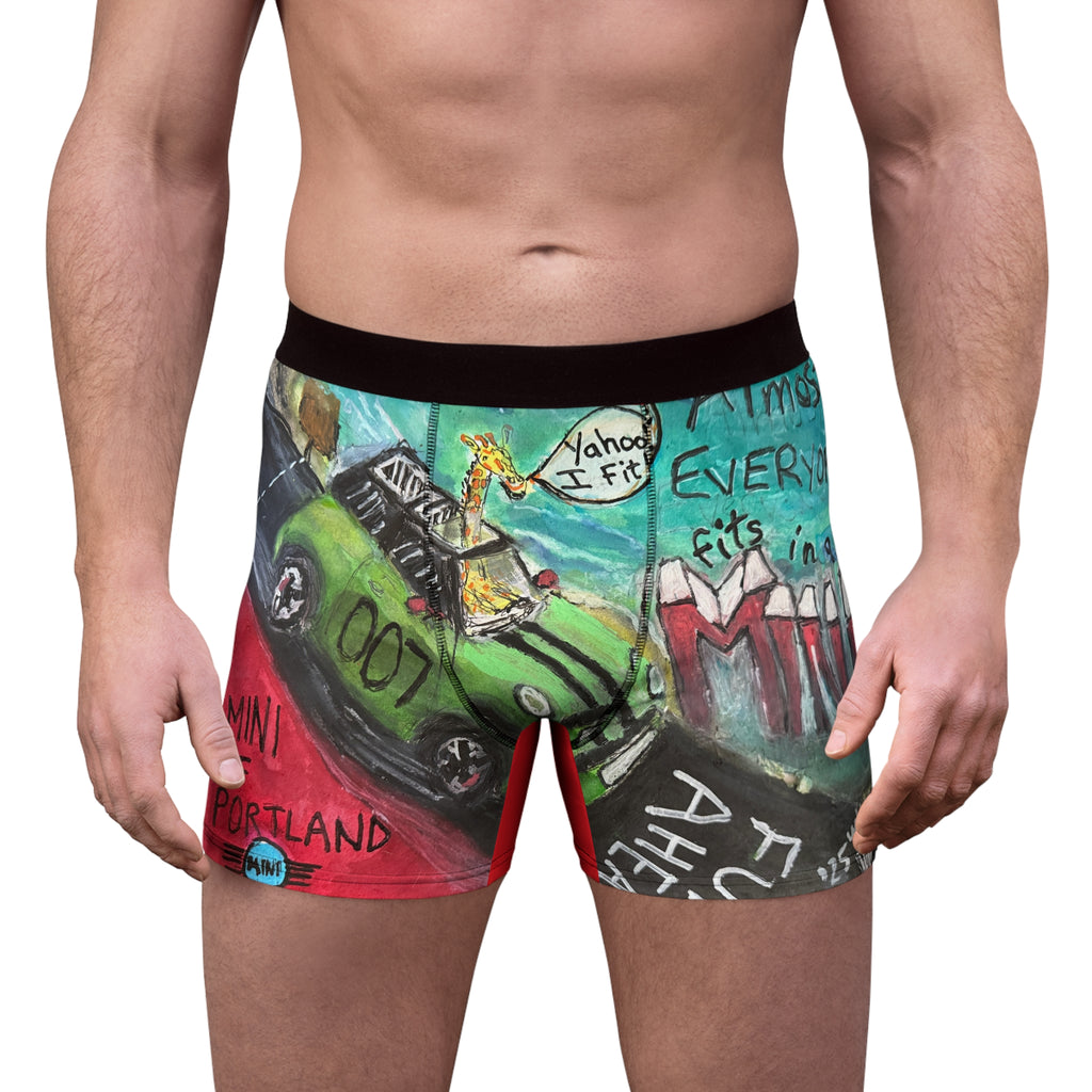 “Mini Fits” Men's Boxer Briefs (AOP)