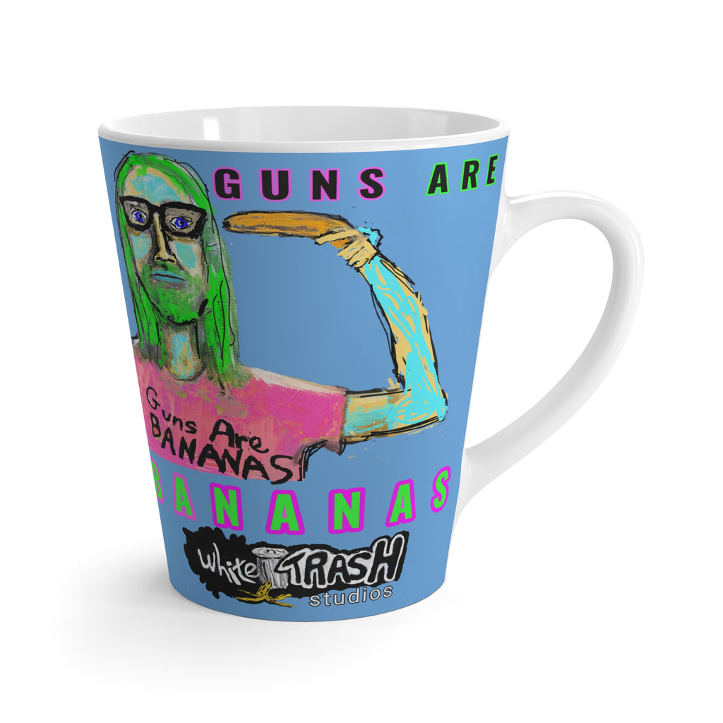 “Guns are Bananas” Latte Mug