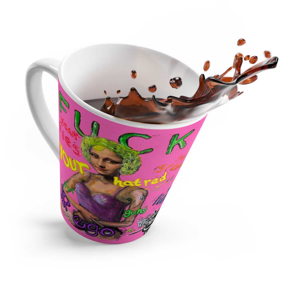 “Fuck Your Rules” Latte Mug