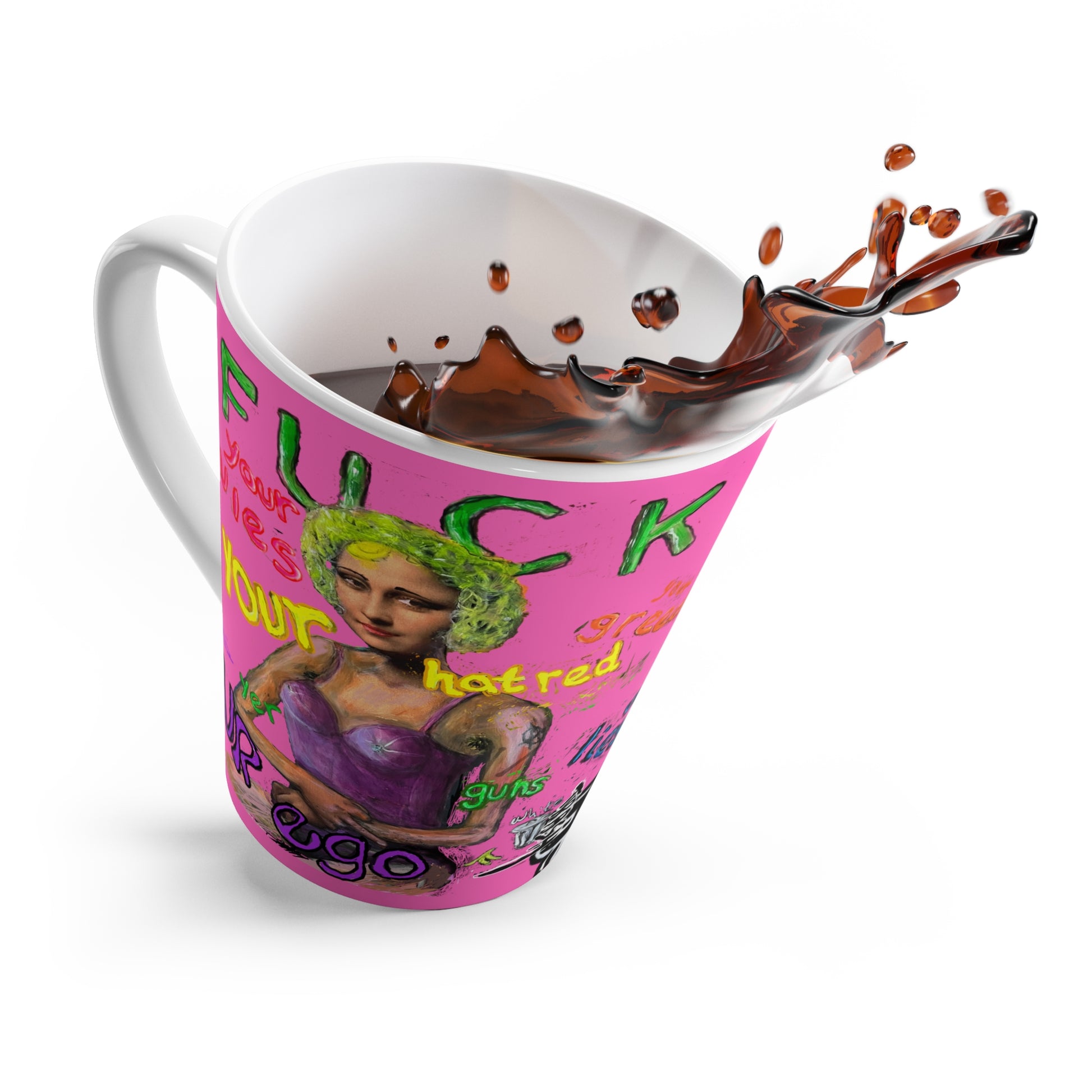 “Fuck Your Rules” Latte Mug