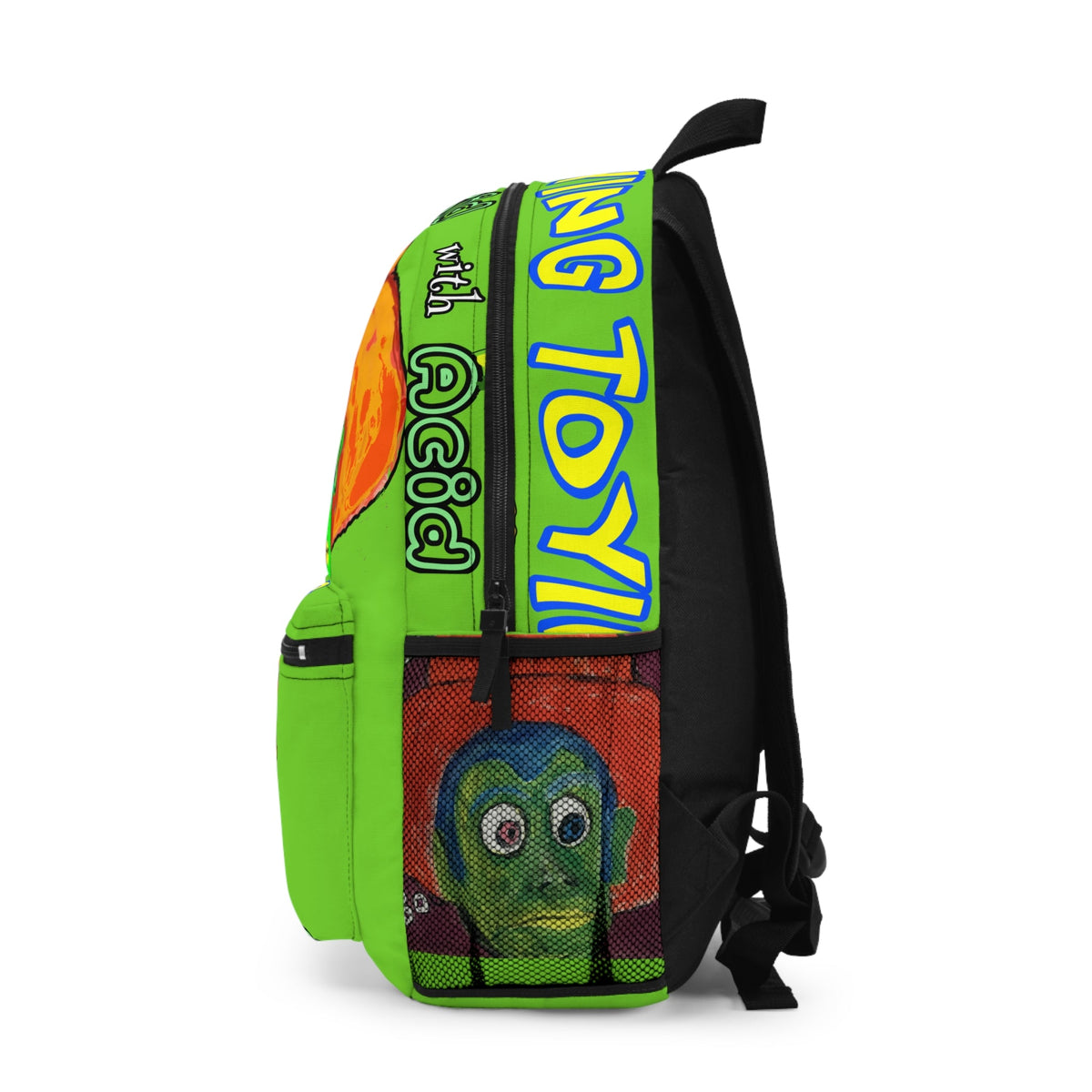 “Toying with Acid” Artistic Backpack Printify