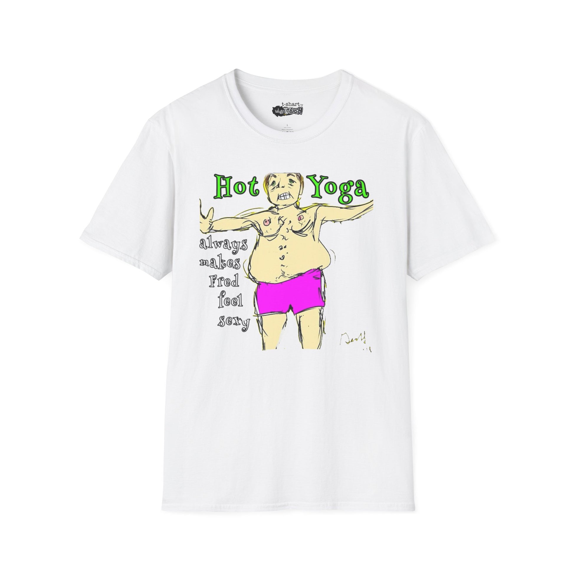 "Hot Yoga" t-shart
