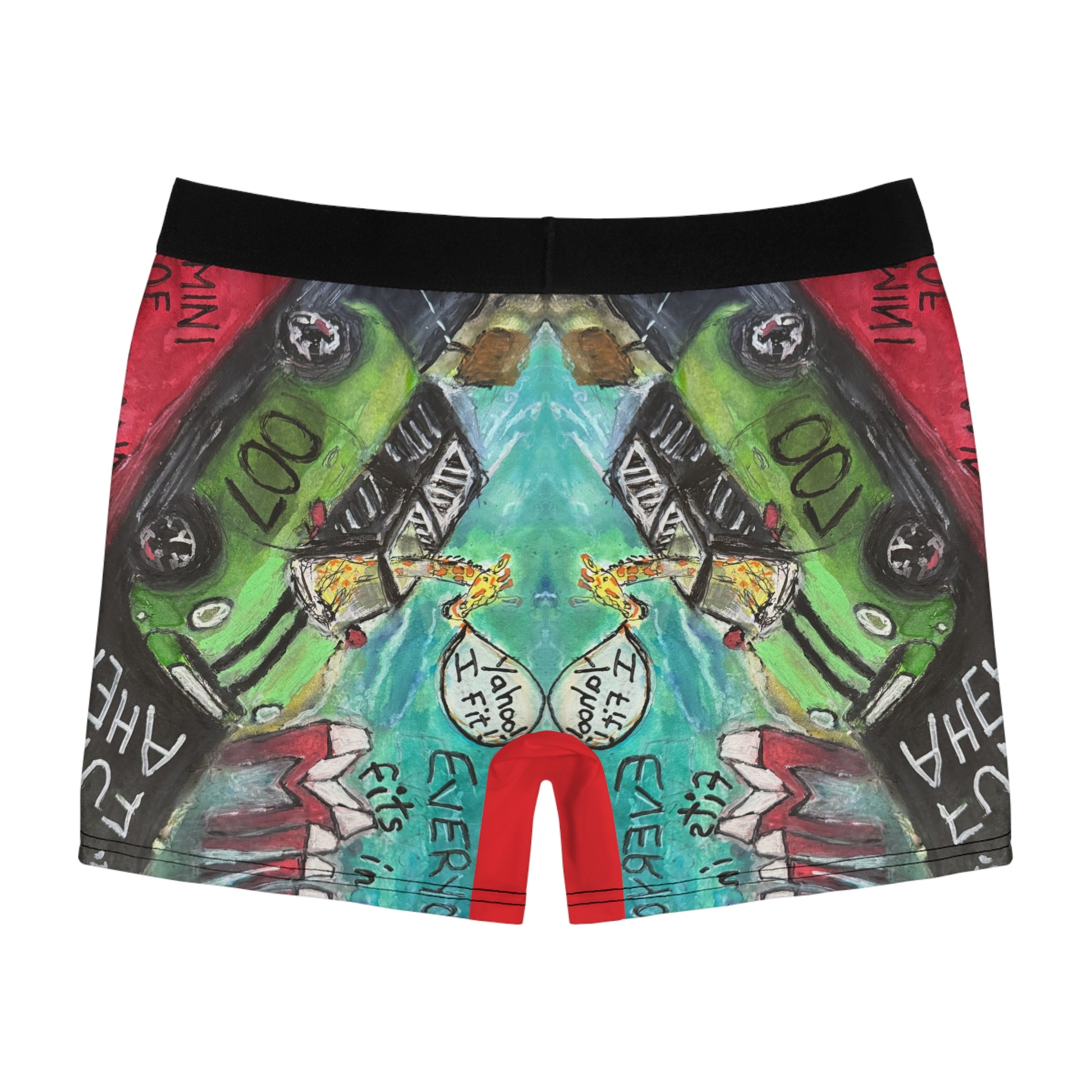“Mini Fits” Men's Boxer Briefs (AOP)