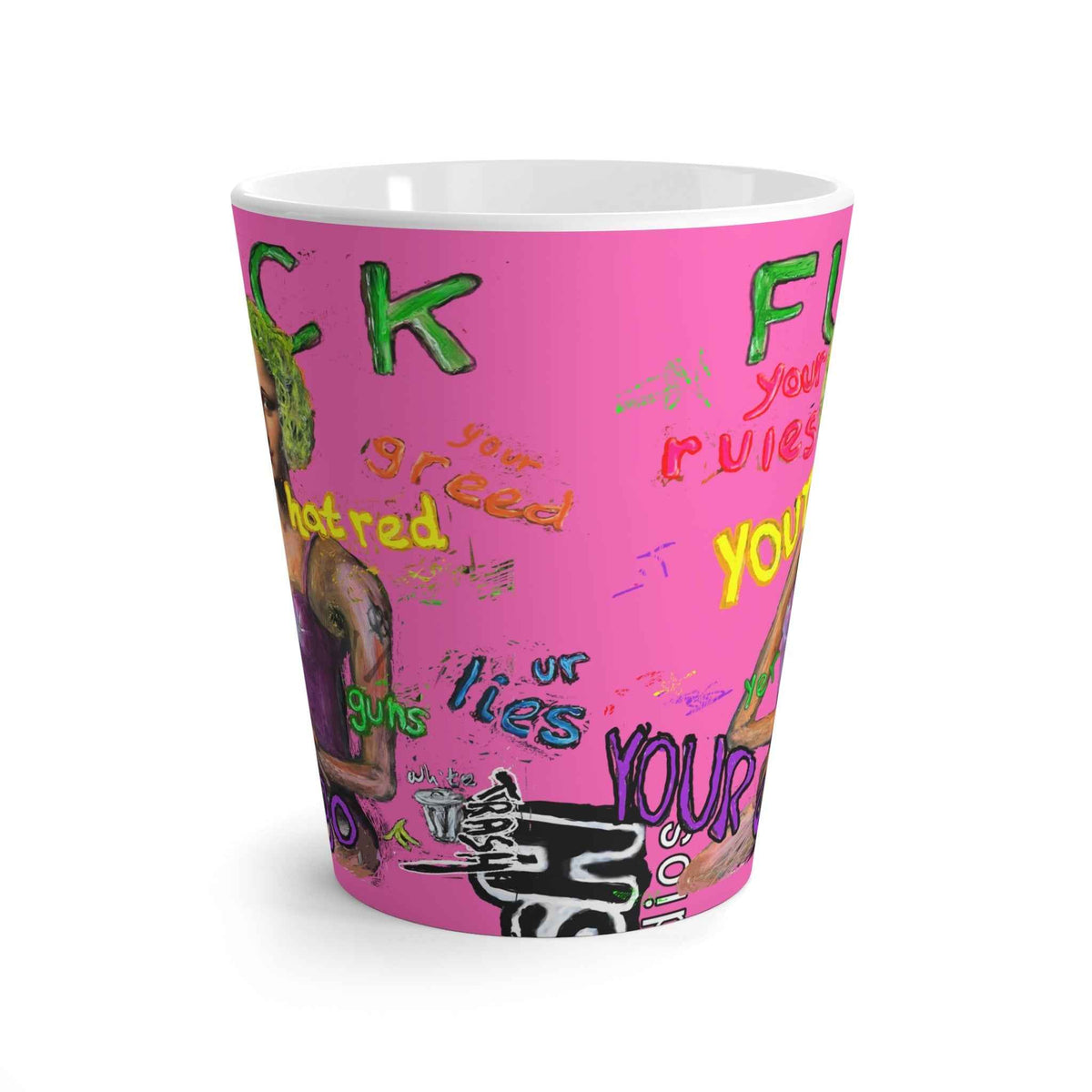 “Fuck Your Rules” Latte Mug