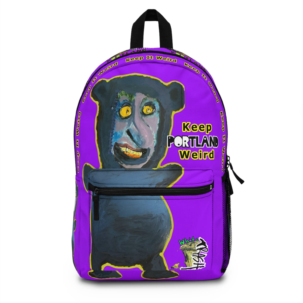 “Keep Portland Weird” Artistic Backpack Printify