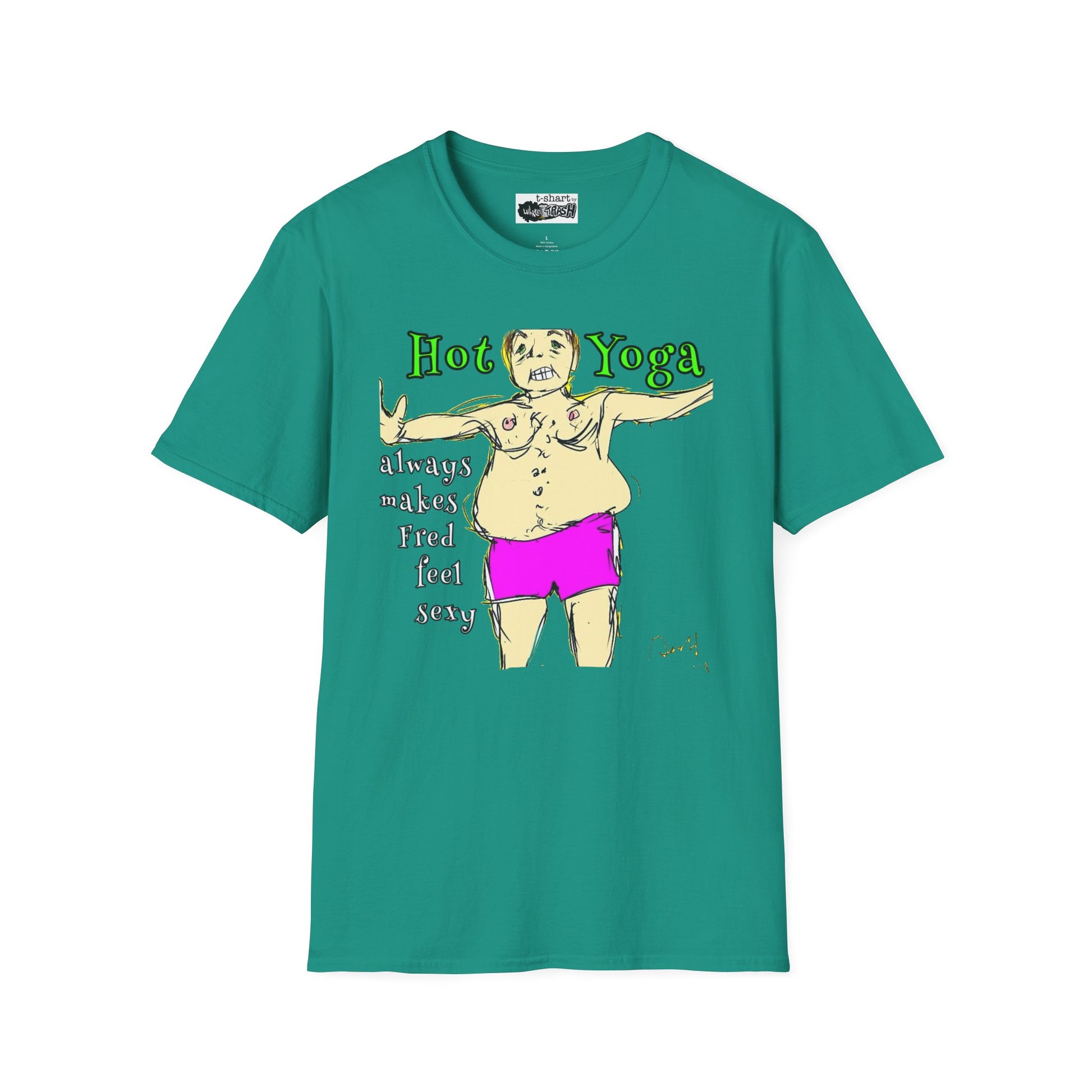 "Hot Yoga" t-shart