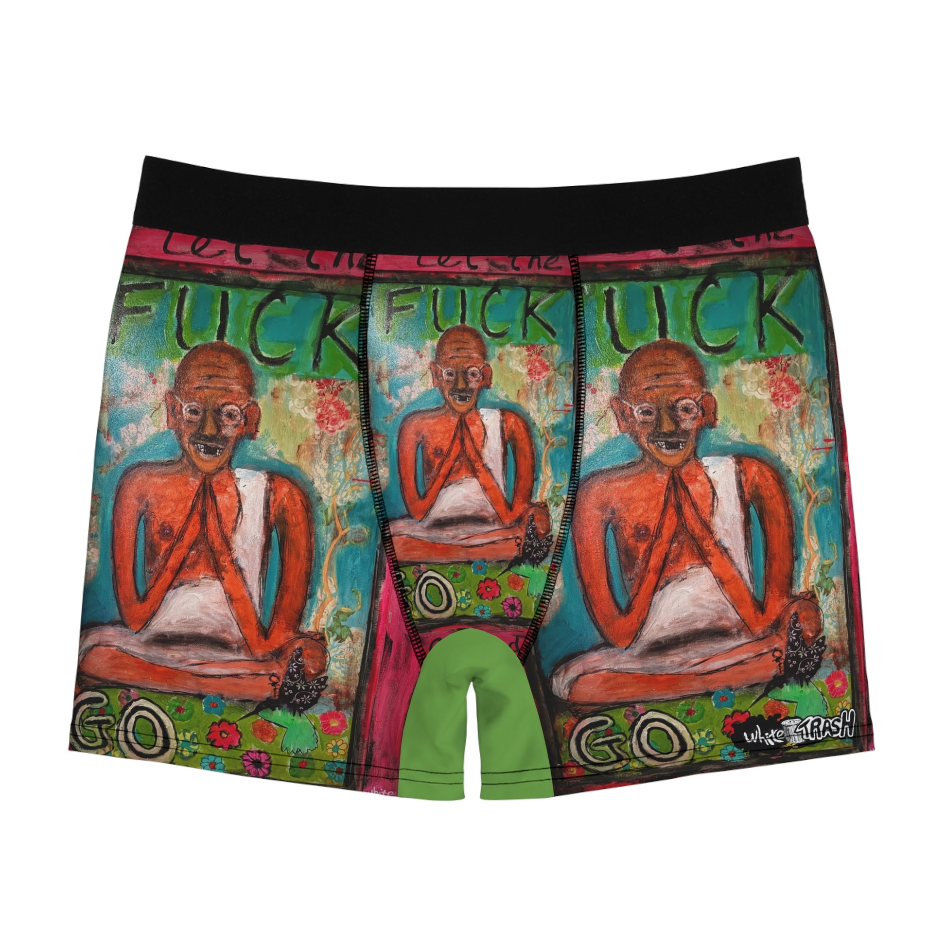 “Let the Fuck Go” Men's Boxer Briefs (AOP)