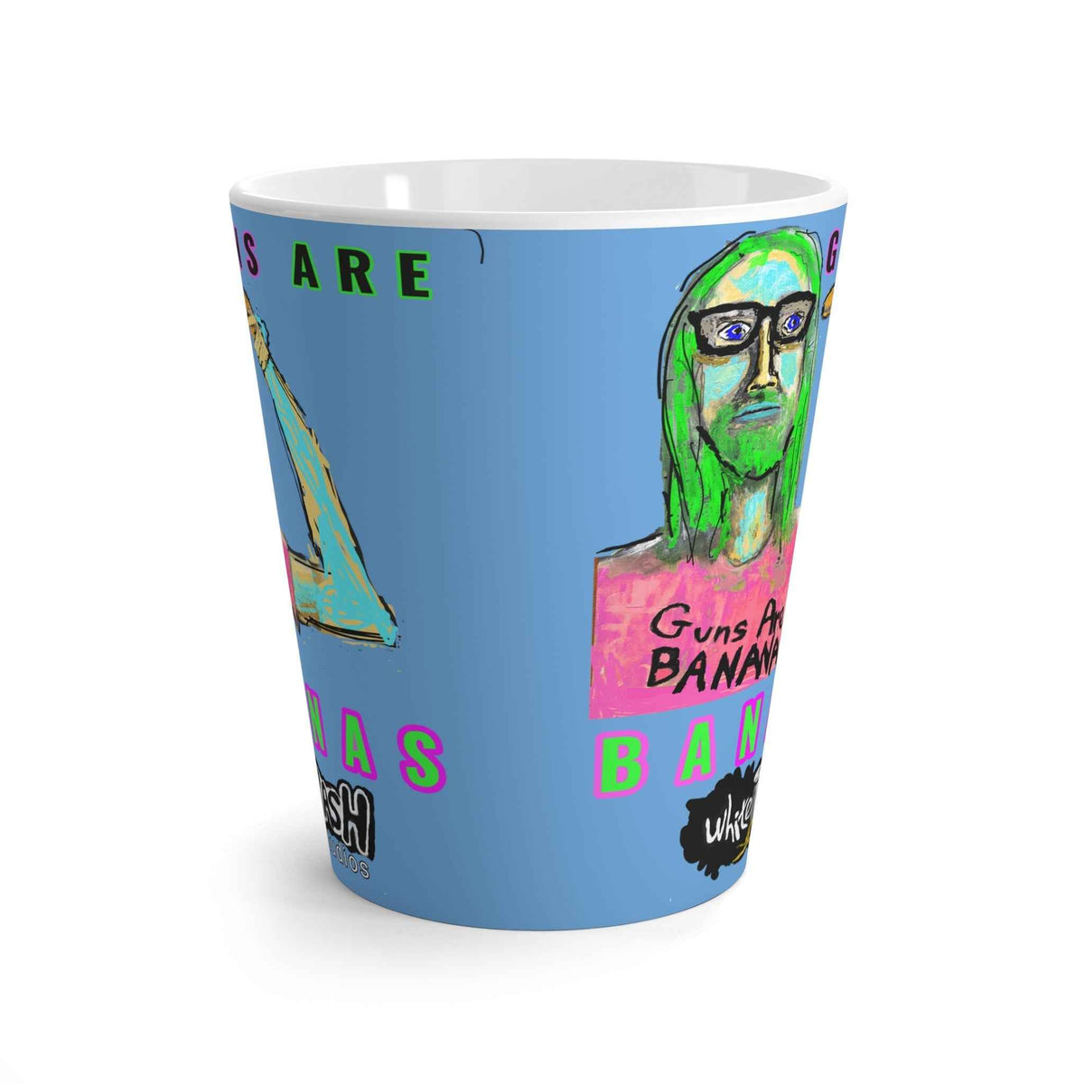 “Guns are Bananas” Latte Mug