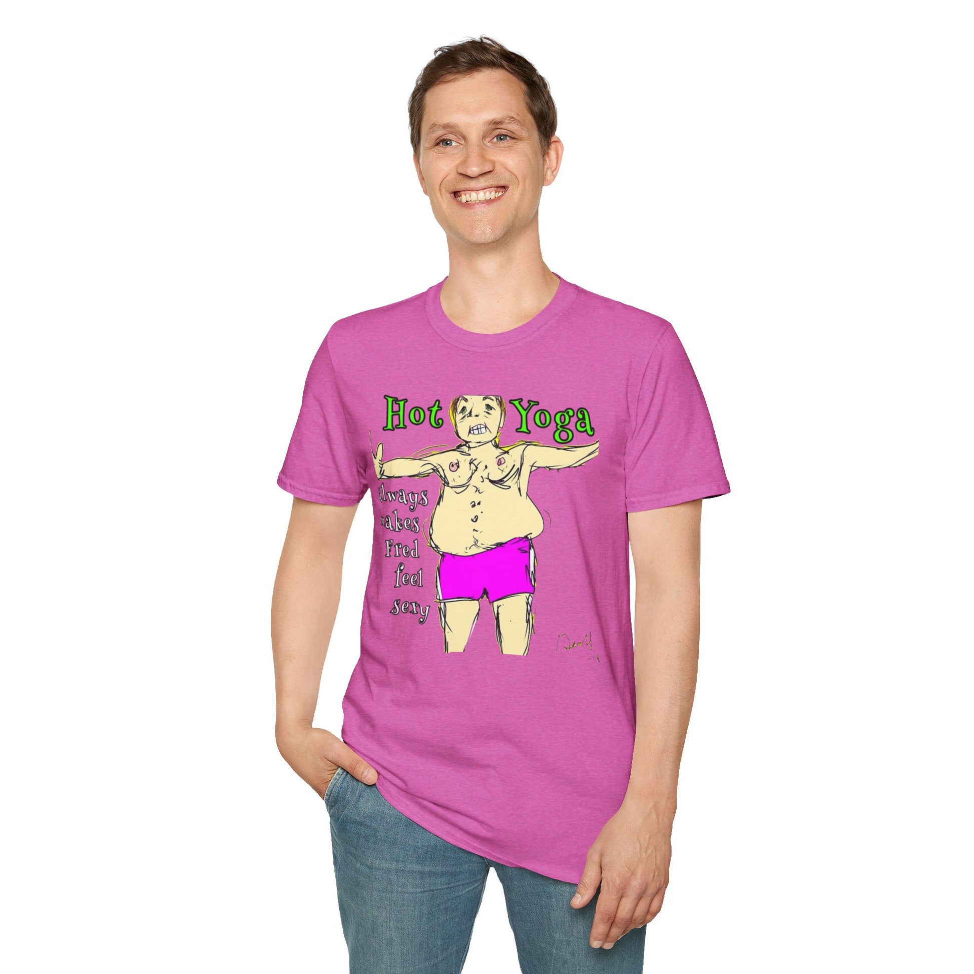 "Hot Yoga" t-shart