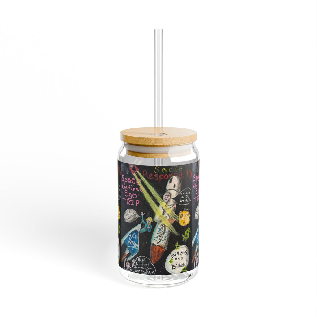 Waste of Space Sipper Glass, 16oz