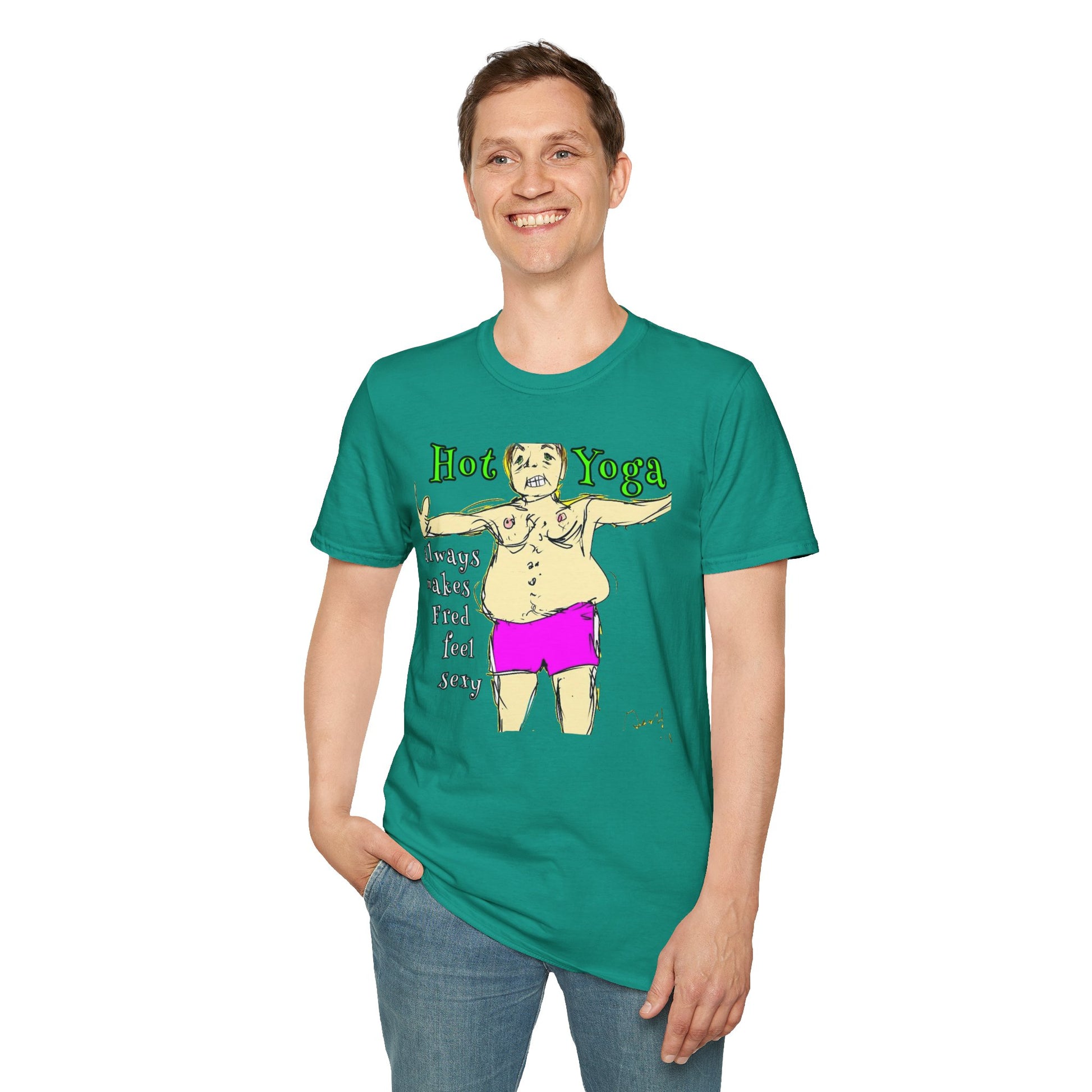 "Hot Yoga" t-shart