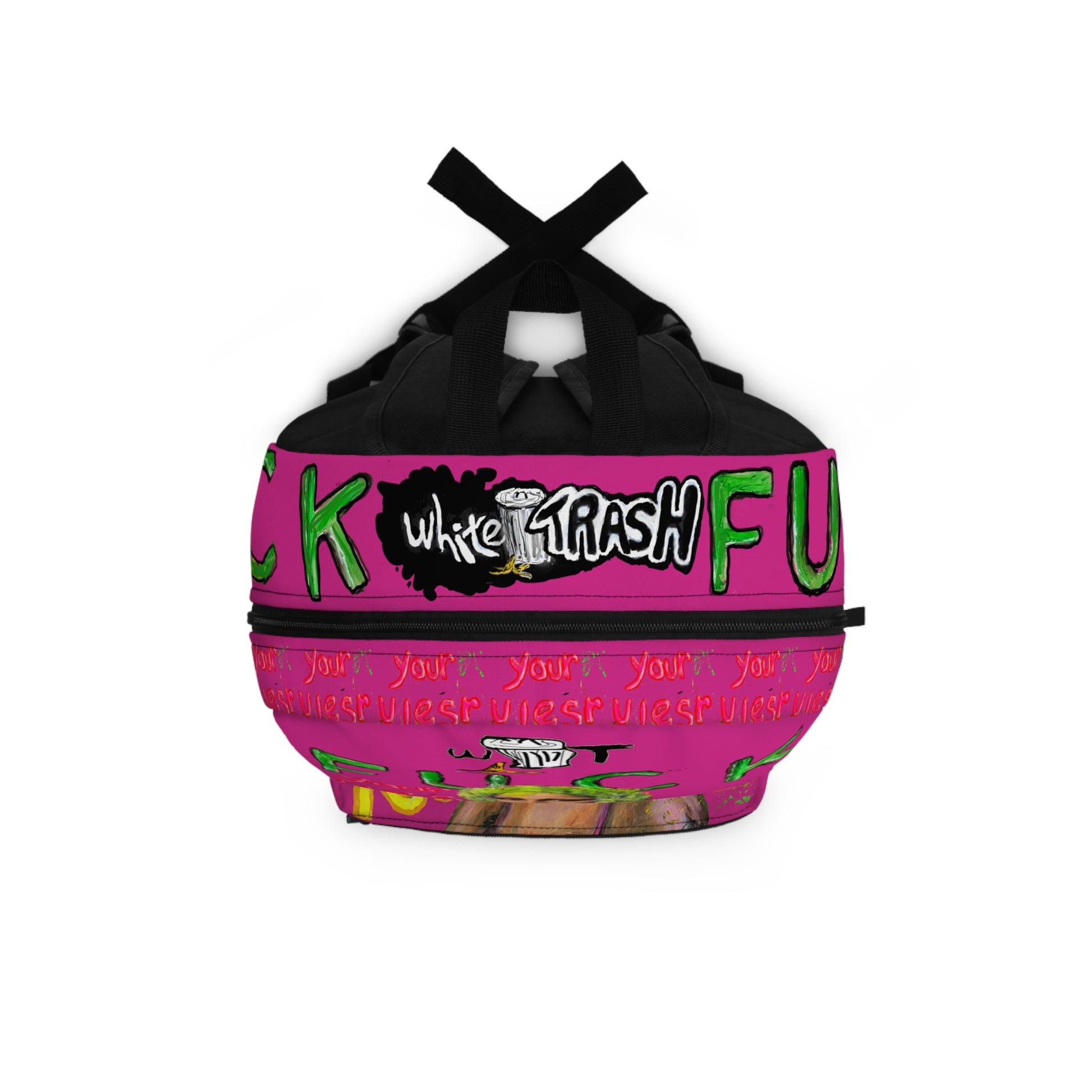 “Fuck Your Rules” Artistic Backpack