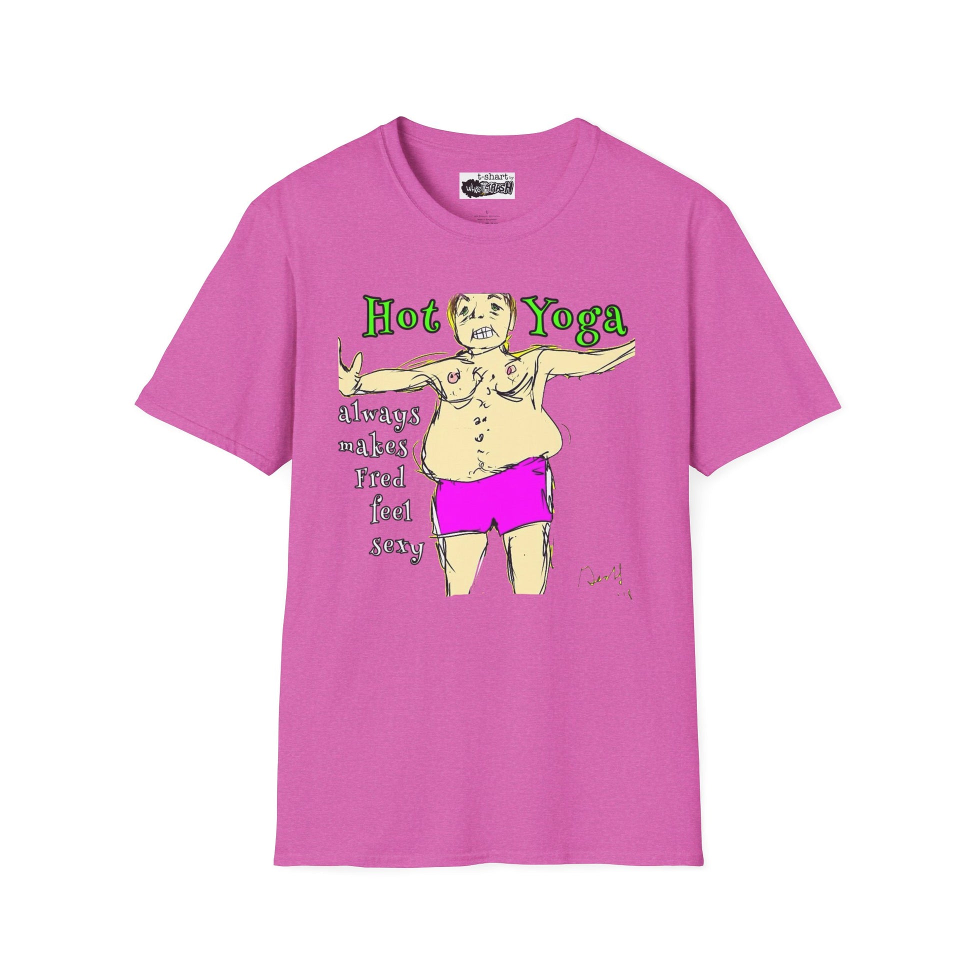 "Hot Yoga" t-shart