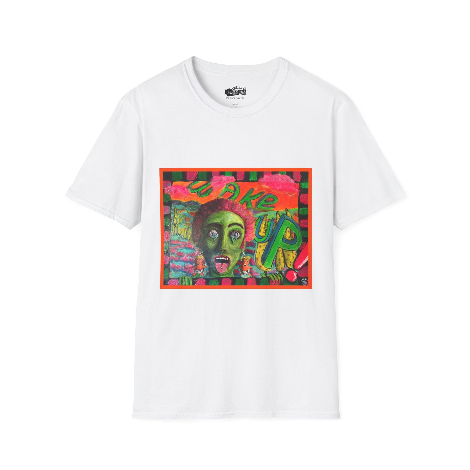 “Wake Up” Unisex Softstyle T-Shart