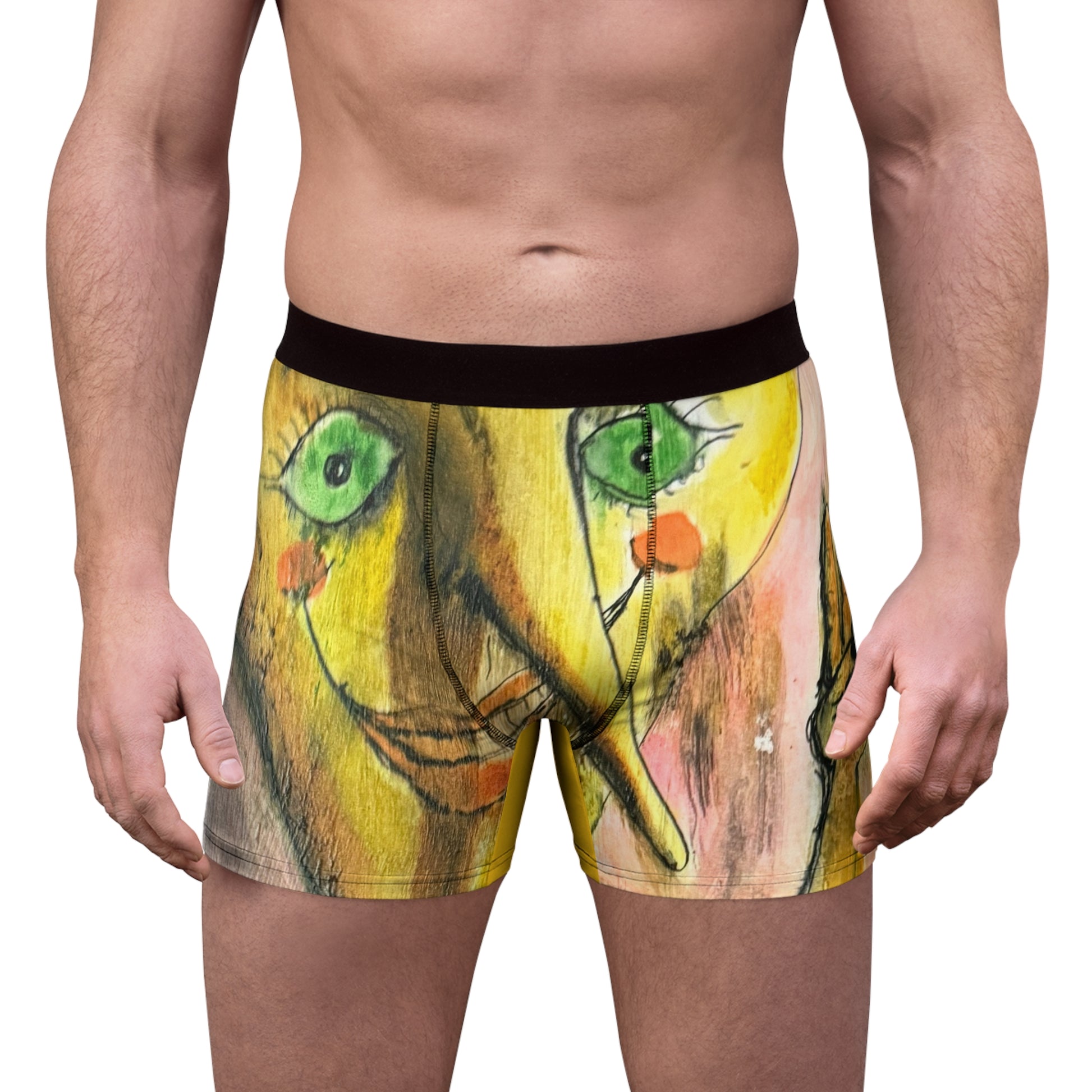 “Peace Man” Men's Boxer Briefs (AOP)