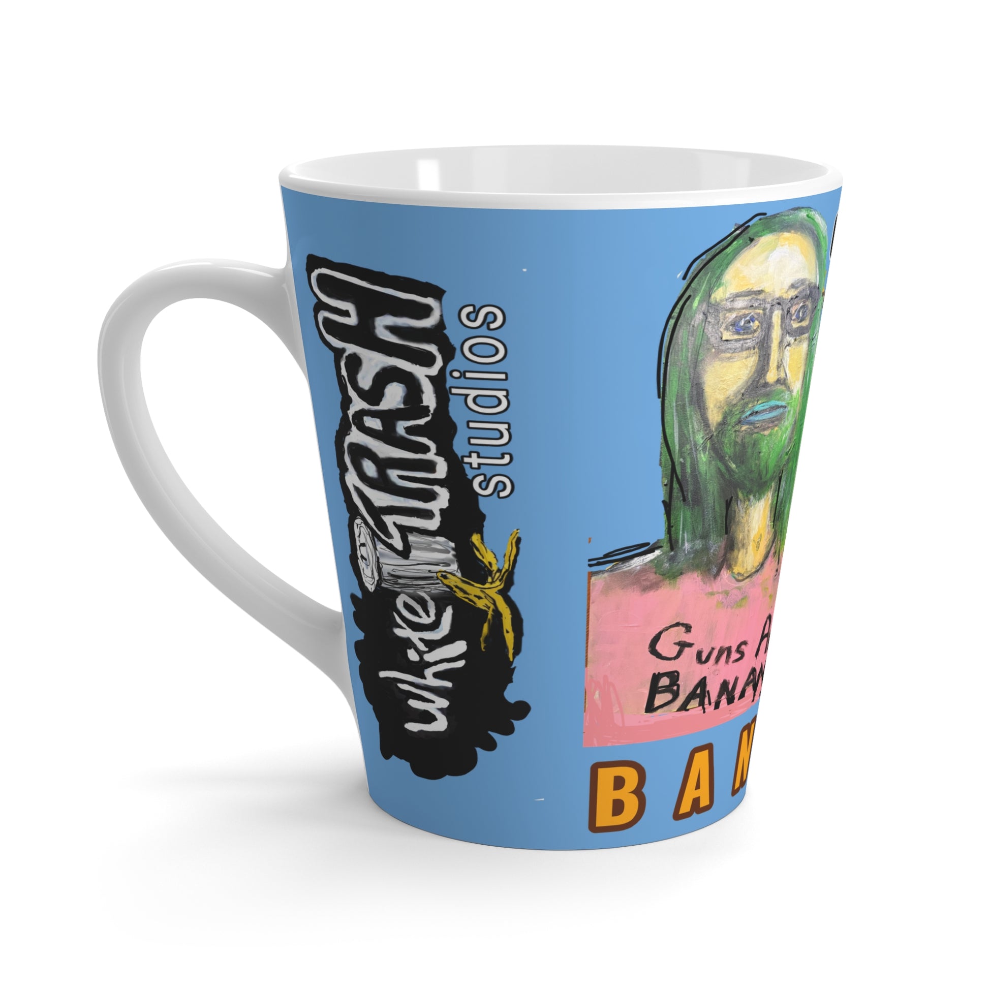“Guns are Bananas” Latte Mug
