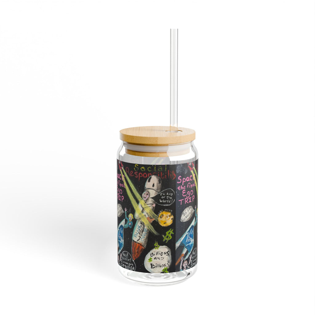 Waste of Space Sipper Glass, 16oz