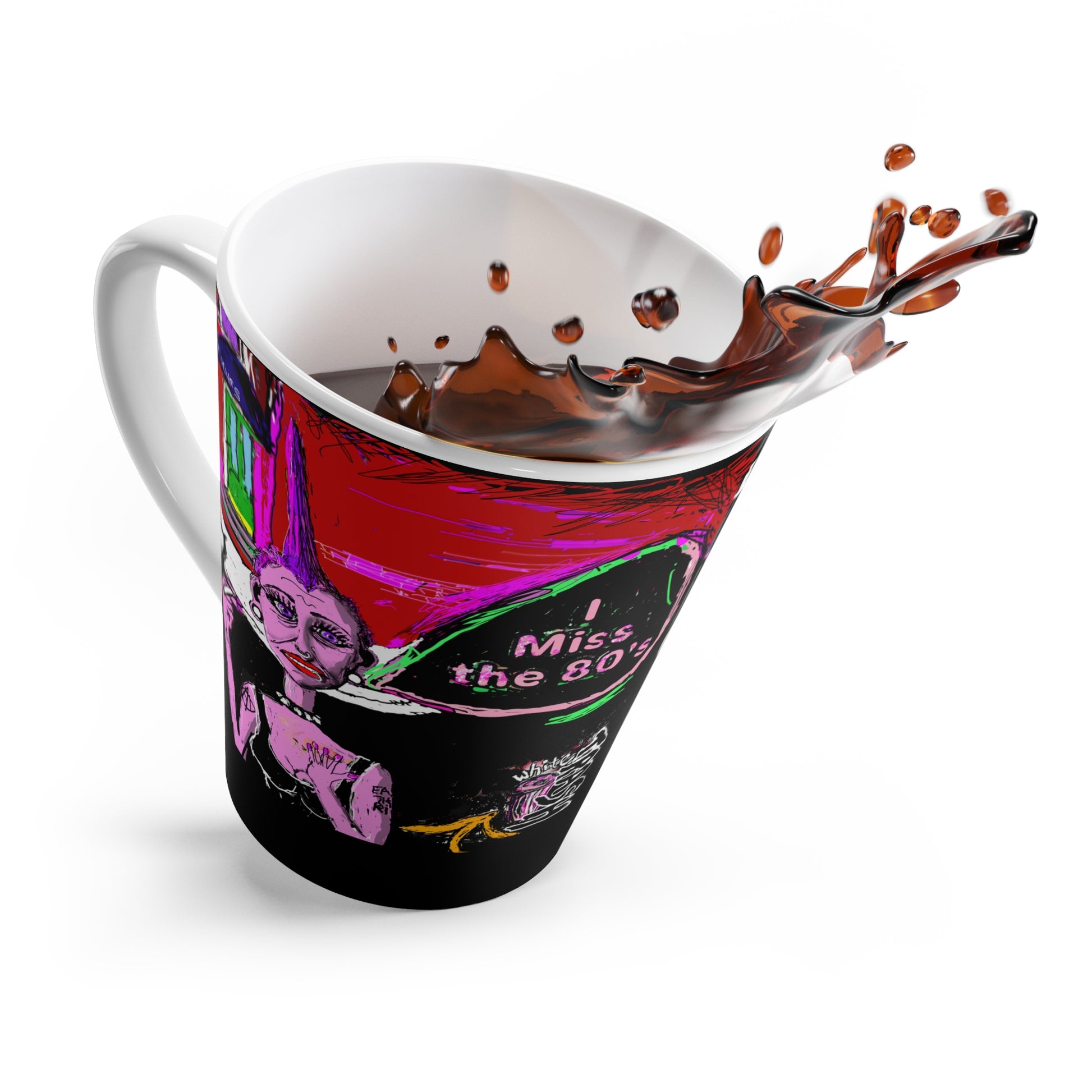 “I Miss the Poseurs” Latte Mug