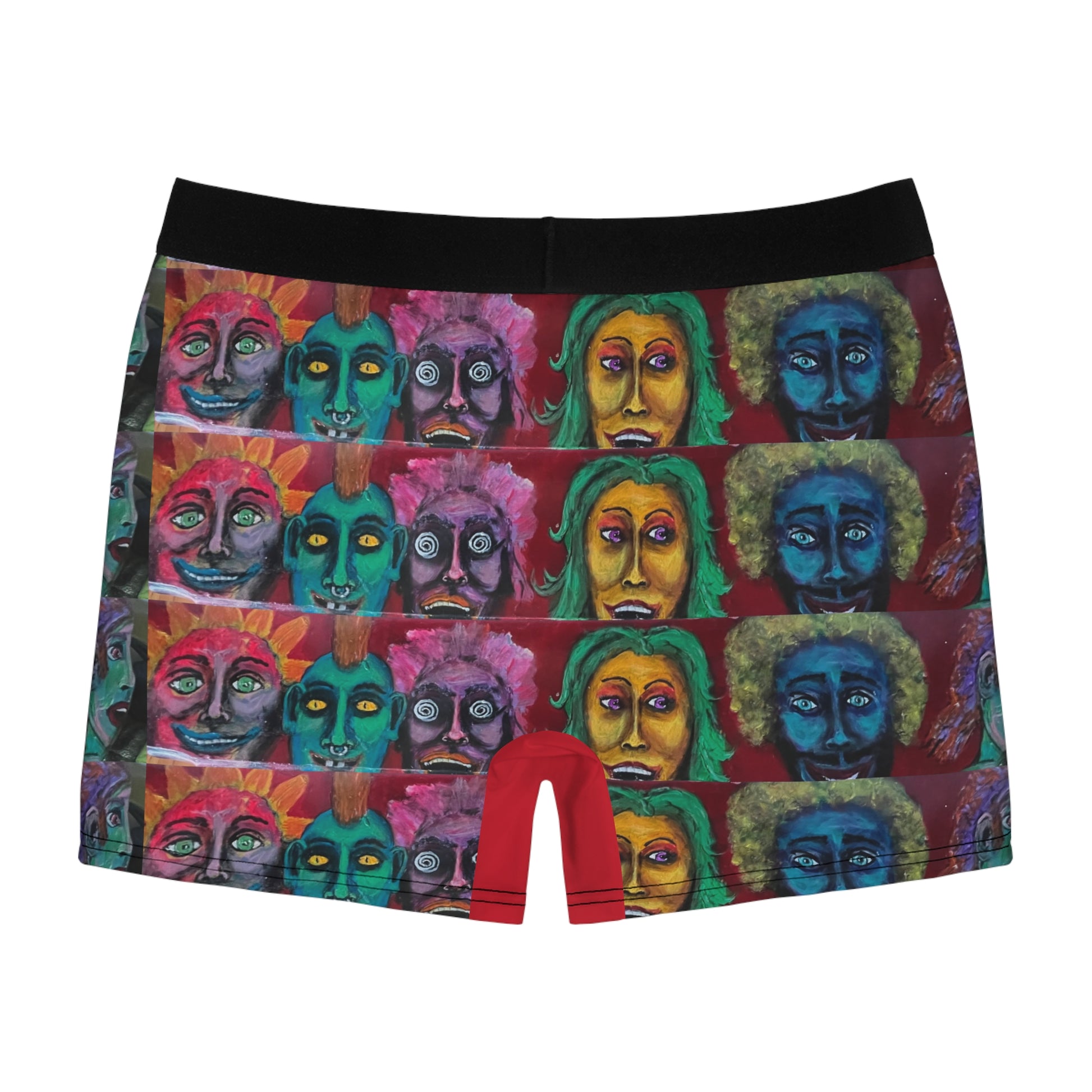 “Face to Face” Men's Boxer Briefs (AOP)