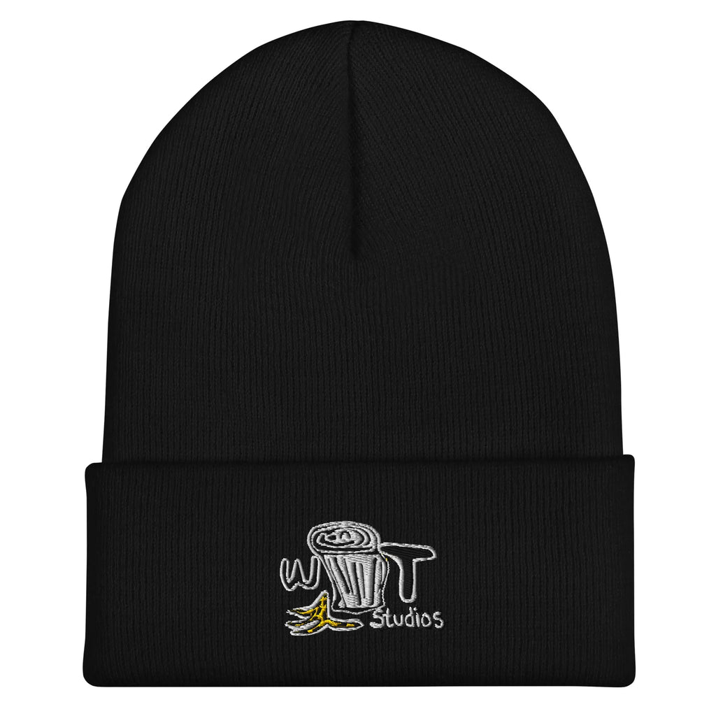 White Trash Studios Portland Beanie in Black
