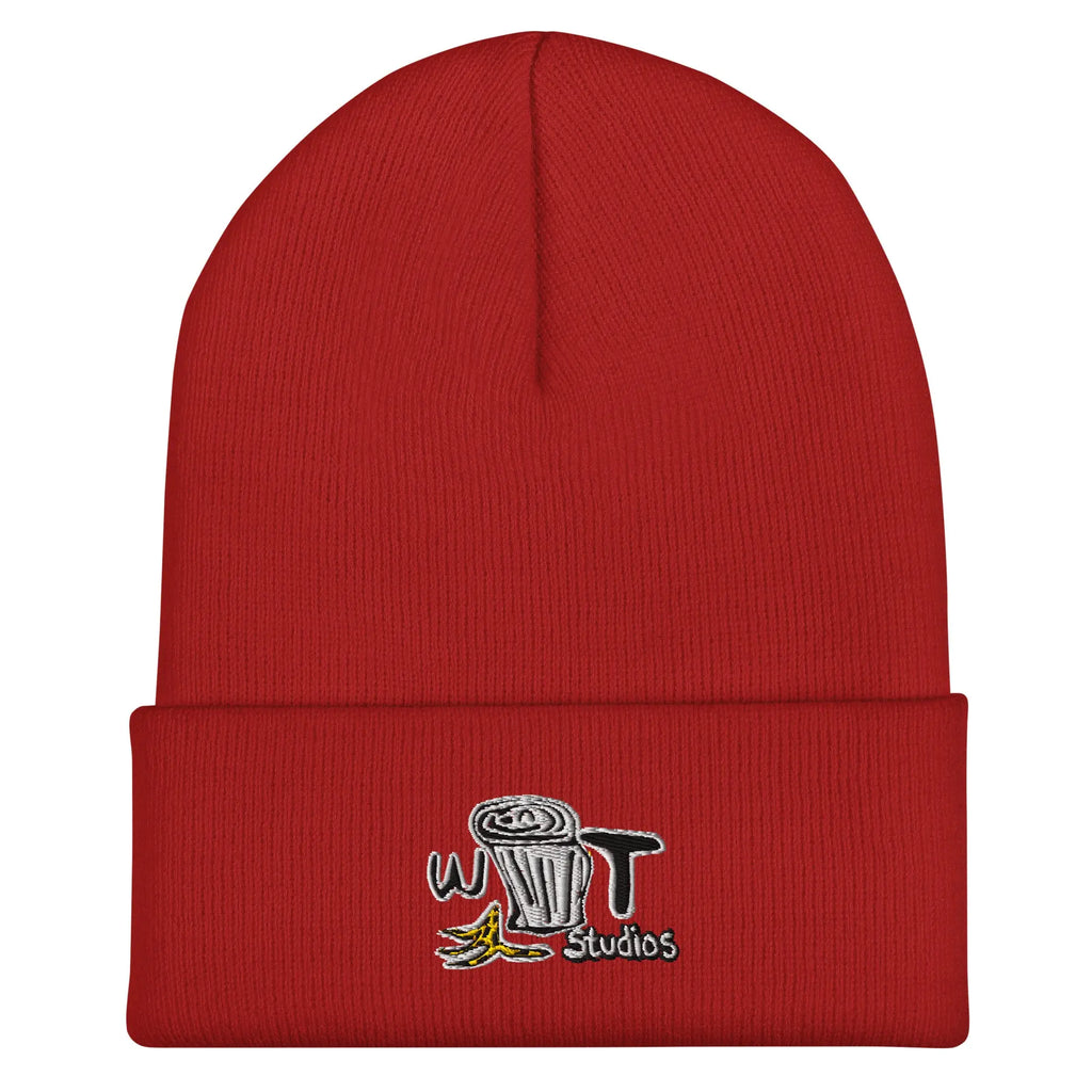 White Trash Studios Portland Beanie in Red