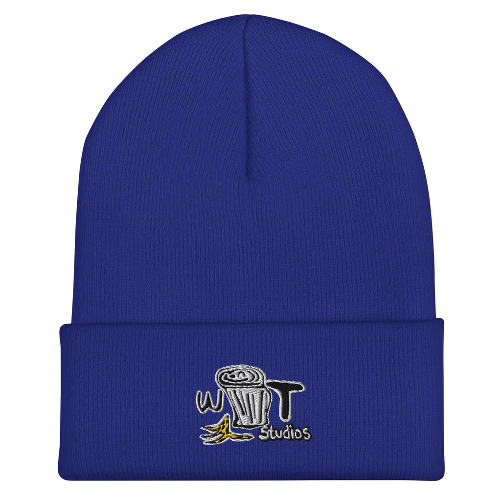 White Trash Studios Portland Beanie in Blue