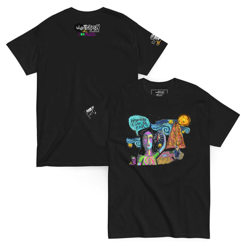 White Trash Studios Portland Original Art Graphic t-shirt  in Black