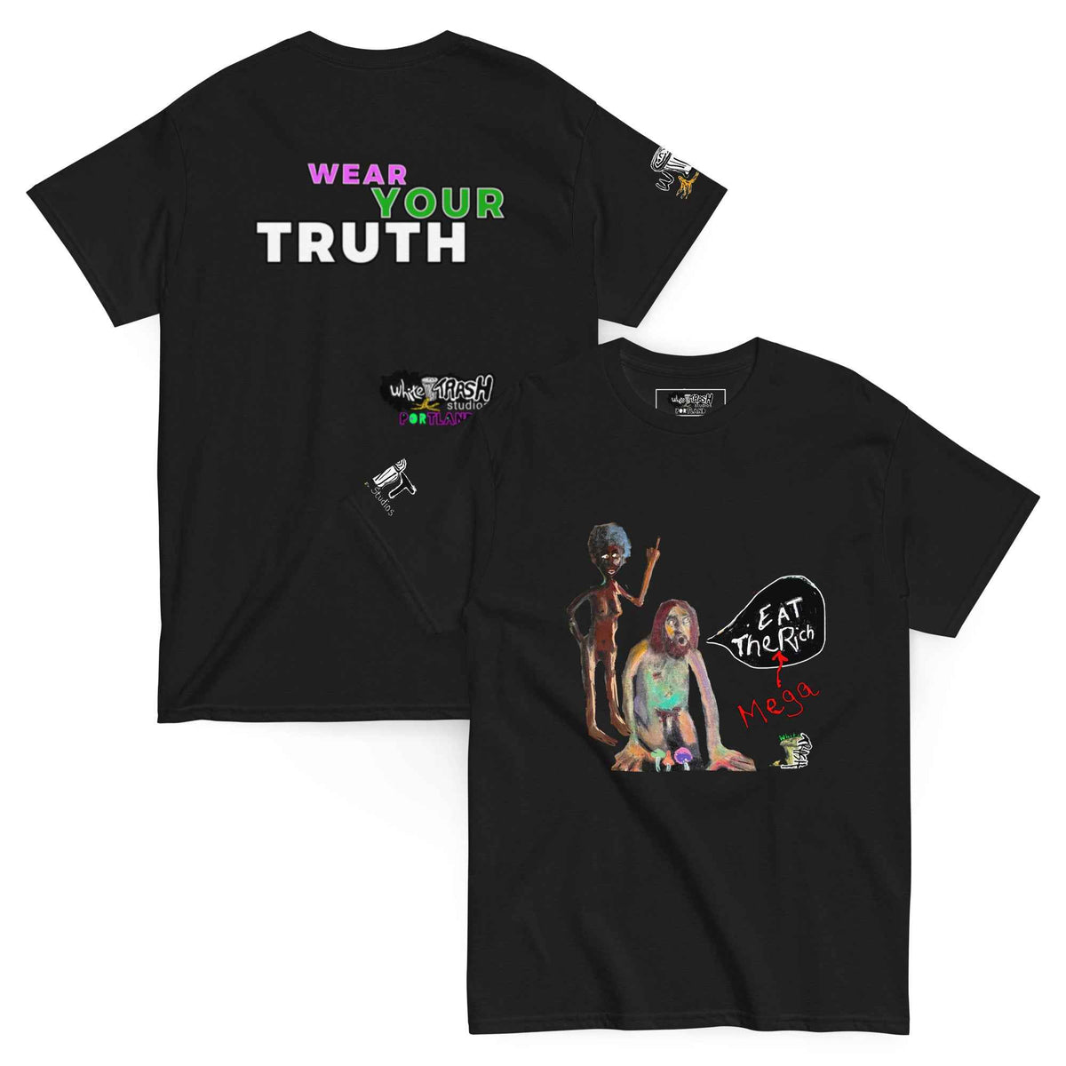 Eat The Mega Rich Unisex Graphic tee