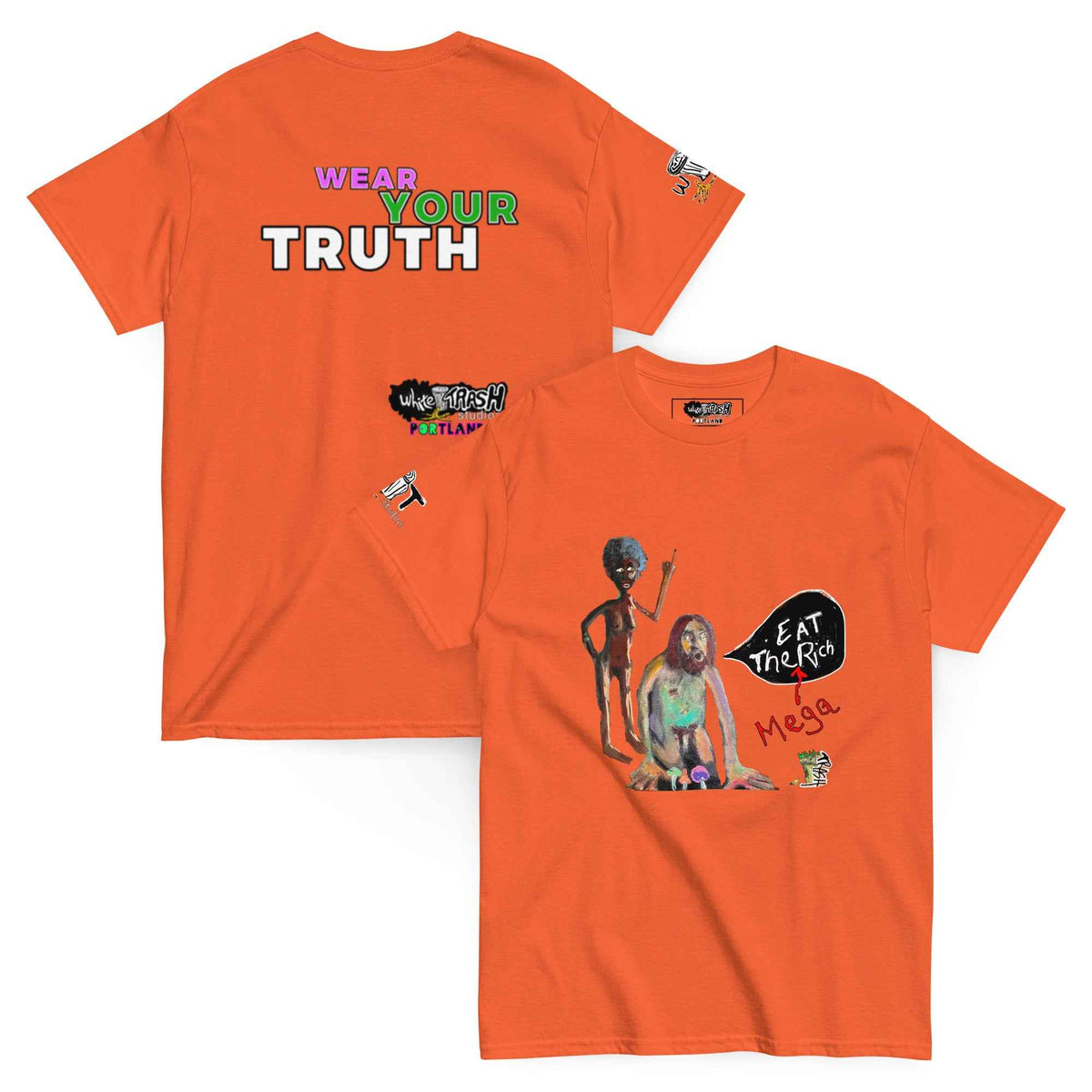 Eat The Mega Rich Unisex Graphic tee