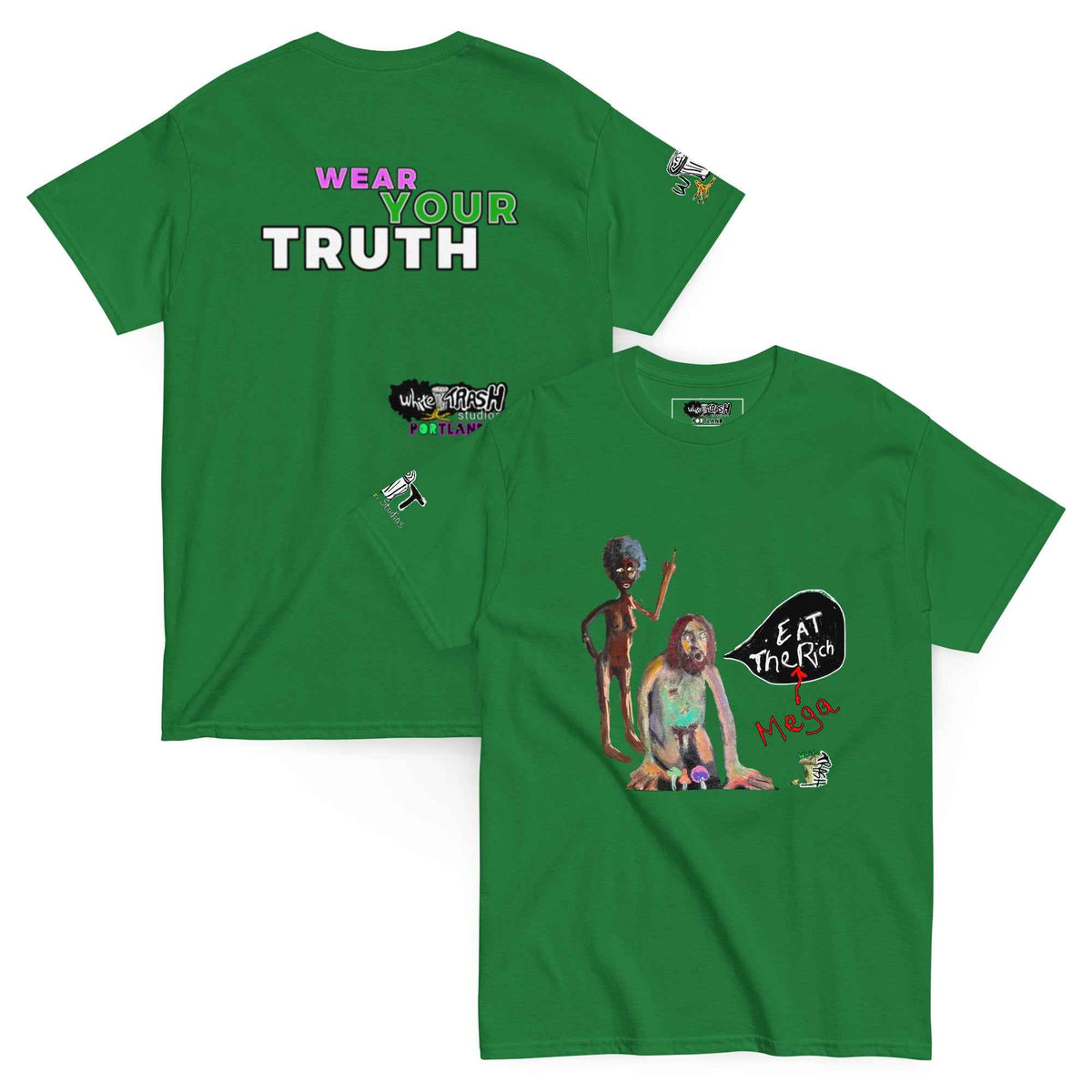 Eat The Mega Rich Unisex Graphic tee