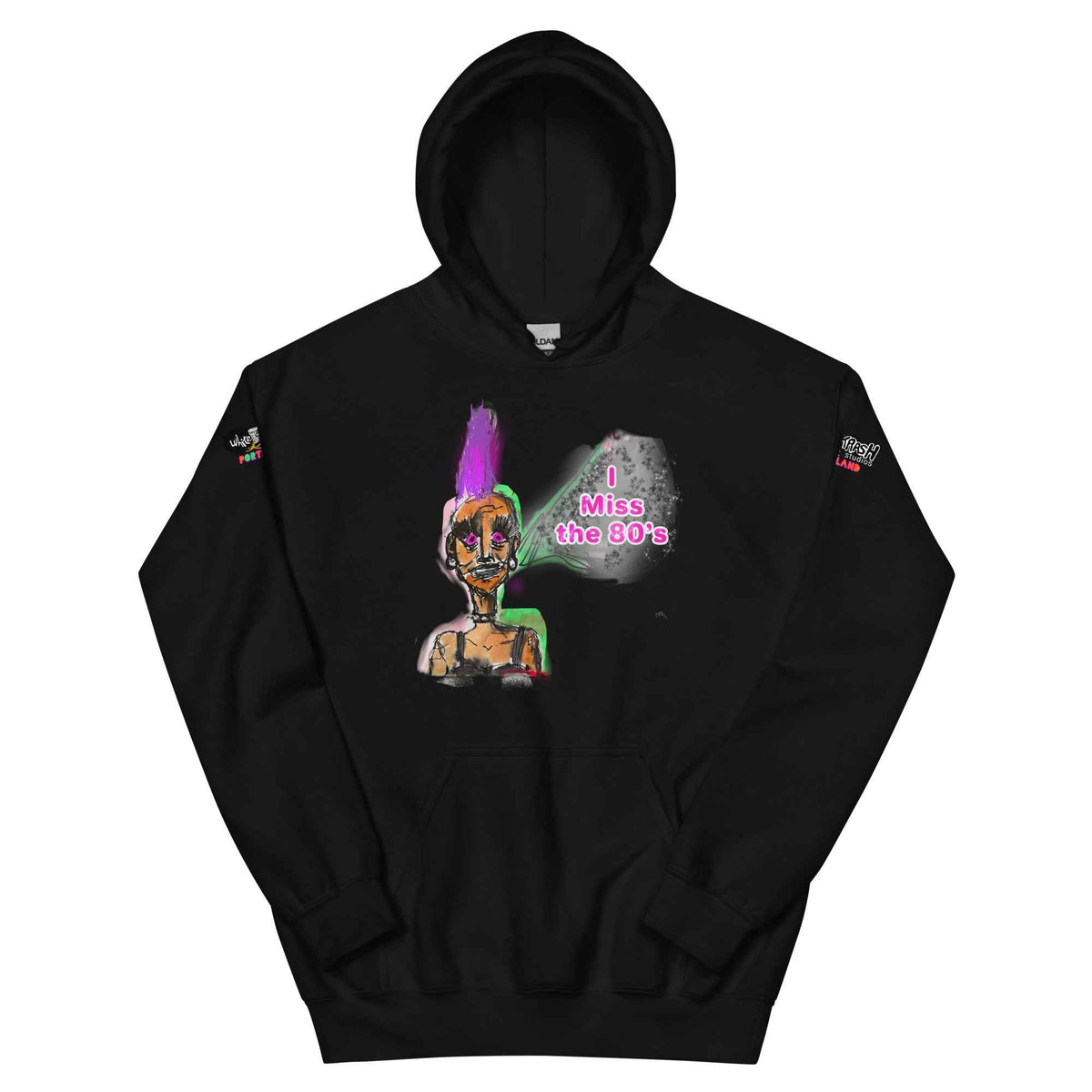 Original Art Graphic Hoodie | I Miss The 80’s - 10 Colors